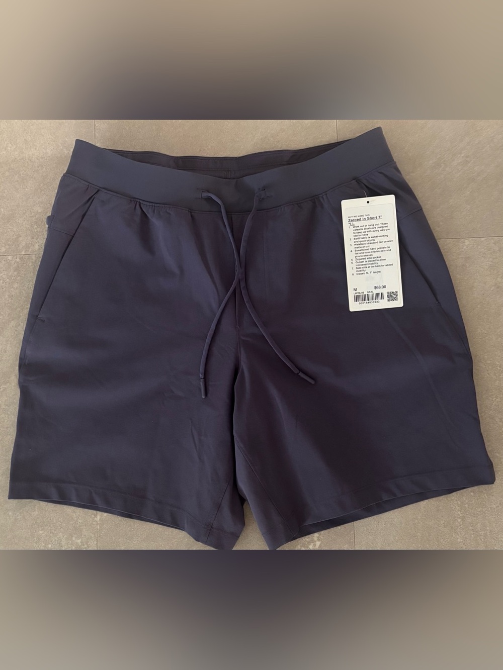 Lululemon Men’s Zeroed In Short 9” Linerless